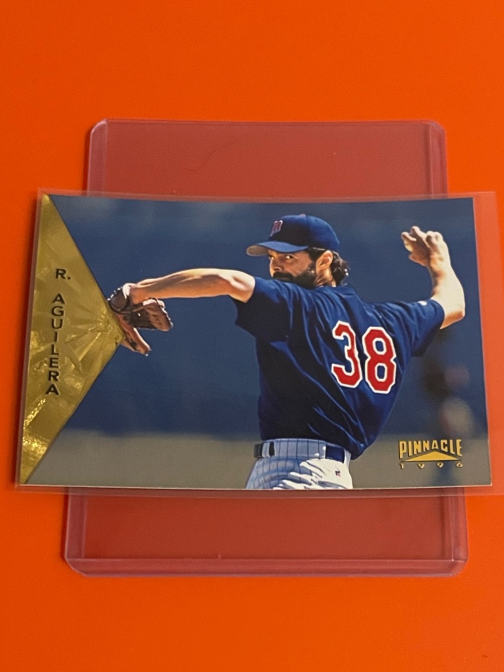 Rick Aguilera #355 1996 Pinnacle Baseball Trading Card
